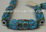 CIB14 17*60mm rice fashion Indonesia jewelry beads wholesale