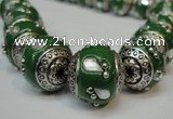 CIB145 18mm round fashion Indonesia jewelry beads wholesale