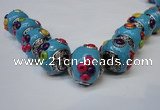 CIB152 21mm round fashion Indonesia jewelry beads wholesale