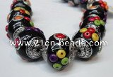 CIB154 21mm round fashion Indonesia jewelry beads wholesale