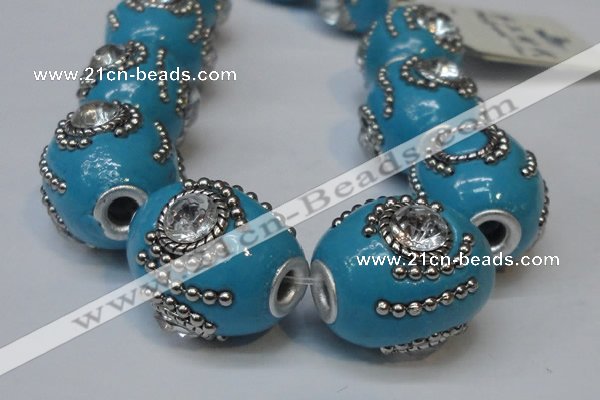 CIB160 19*22mm oval fashion Indonesia jewelry beads wholesale