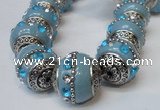 CIB170 19mm round fashion Indonesia jewelry beads wholesale