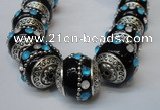 CIB172 19mm round fashion Indonesia jewelry beads wholesale