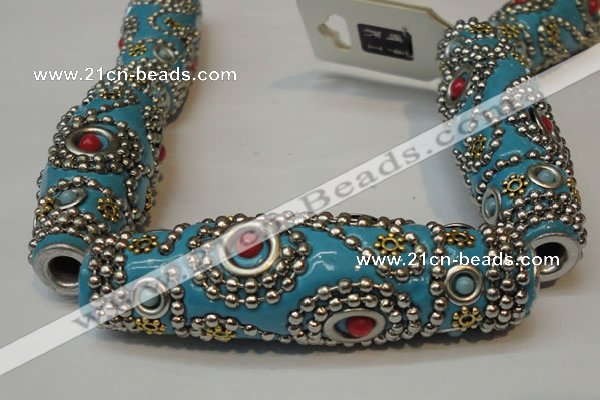 CIB19 17*60mm rice fashion Indonesia jewelry beads wholesale