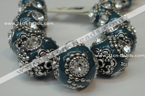 CIB201 19mm round fashion Indonesia jewelry beads wholesale