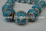 CIB211 17mm round fashion Indonesia jewelry beads wholesale