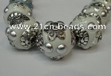 CIB220 18mm round fashion Indonesia jewelry beads wholesale