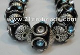 CIB237 15mm round fashion Indonesia jewelry beads wholesale