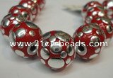 CIB248 18mm round fashion Indonesia jewelry beads wholesale