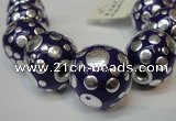 CIB252 22mm round fashion Indonesia jewelry beads wholesale