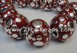 CIB253 22mm round fashion Indonesia jewelry beads wholesale