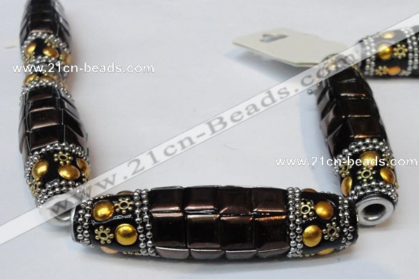 CIB26 17*60mm rice fashion Indonesia jewelry beads wholesale