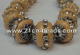 CIB272 14*16mm rondelle fashion Indonesia jewelry beads wholesale