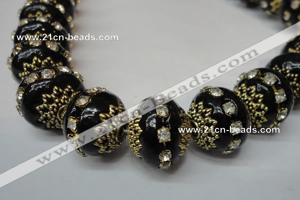 CIB276 14*16mm rondelle fashion Indonesia jewelry beads wholesale