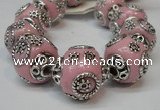 CIB280 16*16mm rondelle fashion Indonesia jewelry beads wholesale