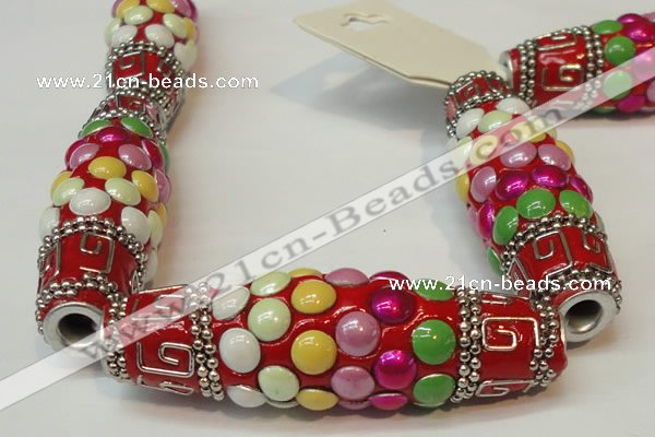 CIB29 17*60mm rice fashion Indonesia jewelry beads wholesale