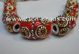 CIB296 14*22mm drum fashion Indonesia jewelry beads wholesale