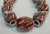 CIB300 15*20mm drum fashion Indonesia jewelry beads wholesale