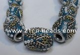 CIB301 15*20mm drum fashion Indonesia jewelry beads wholesale