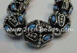 CIB318 20*23mm drum fashion Indonesia jewelry beads wholesale