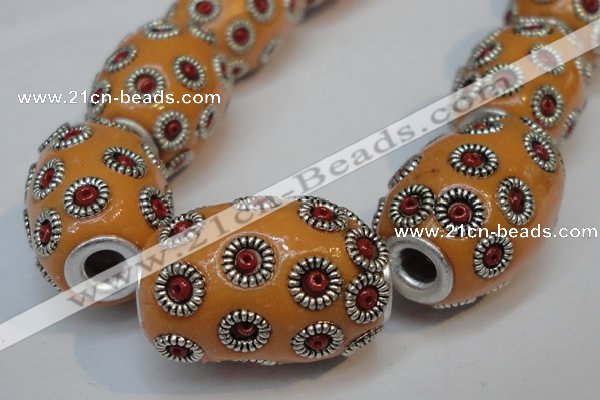 CIB326 16*21mm drum fashion Indonesia jewelry beads wholesale
