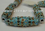 CIB34 17*60mm rice fashion Indonesia jewelry beads wholesale