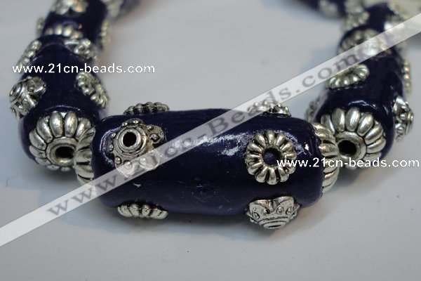 CIB342 14*35mm rice fashion Indonesia jewelry beads wholesale
