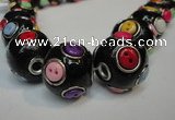 CIB352 20mm round fashion Indonesia jewelry beads wholesale