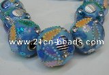 CIB360 23mm round fashion Indonesia jewelry beads wholesale