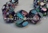 CIB362 23mm round fashion Indonesia jewelry beads wholesale