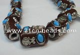 CIB370 15*25mm drum fashion Indonesia jewelry beads wholesale