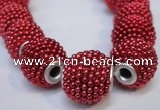 CIB391 15mm round fashion Indonesia jewelry beads wholesale