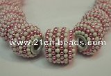 CIB393 15mm round fashion Indonesia jewelry beads wholesale