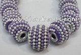 CIB394 15mm round fashion Indonesia jewelry beads wholesale