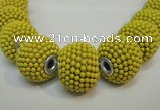 CIB400 17mm round fashion Indonesia jewelry beads wholesale