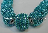 CIB401 17mm round fashion Indonesia jewelry beads wholesale