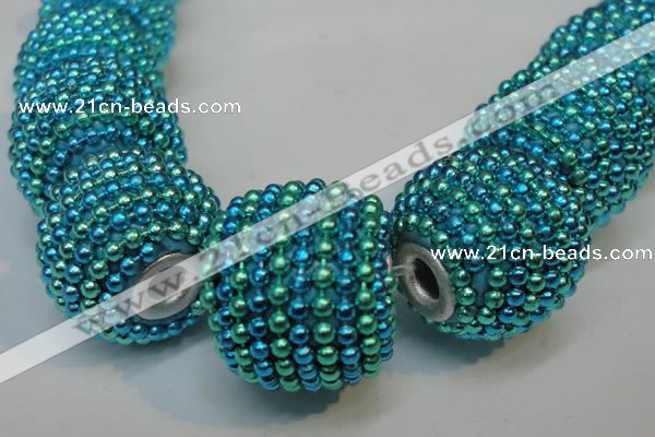 CIB401 17mm round fashion Indonesia jewelry beads wholesale