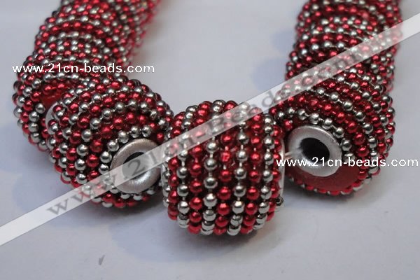 CIB403 17mm round fashion Indonesia jewelry beads wholesale