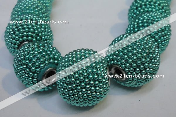 CIB414 20mm round fashion Indonesia jewelry beads wholesale