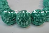 CIB419 30mm round fashion Indonesia jewelry beads wholesale