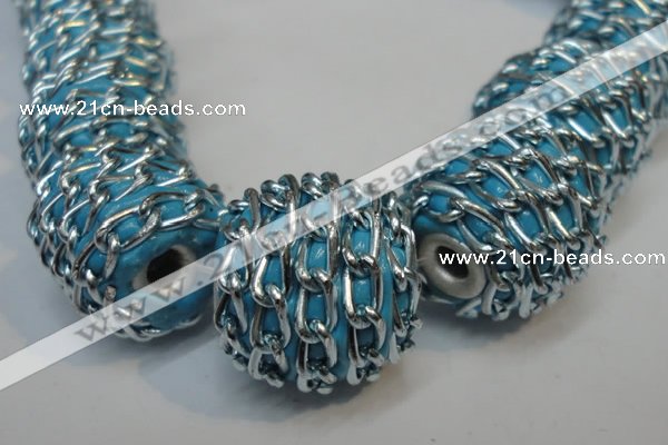 CIB446 19mm round fashion Indonesia jewelry beads wholesale