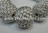 CIB450 24mm round fashion Indonesia jewelry beads wholesale