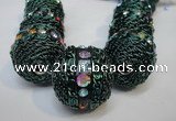 CIB461 25mm round fashion Indonesia jewelry beads wholesale