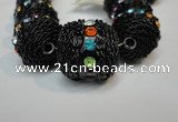 CIB462 25mm round fashion Indonesia jewelry beads wholesale