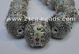 CIB465 25mm round fashion Indonesia jewelry beads wholesale