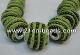 CIB472 14*14mm drum fashion Indonesia jewelry beads wholesale