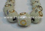 CIB480 15*16mm drum fashion Indonesia jewelry beads wholesale