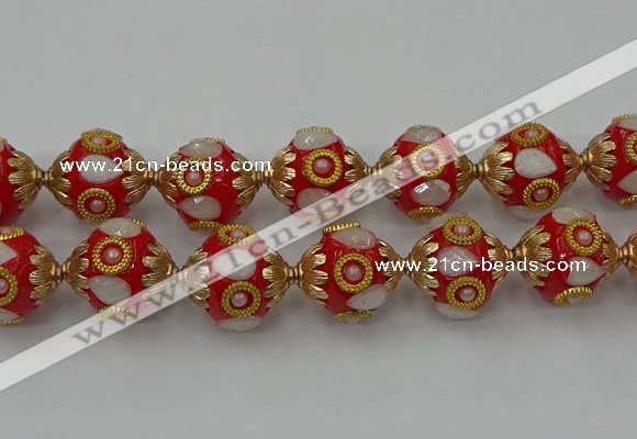 CIB547 22mm round fashion Indonesia jewelry beads wholesale