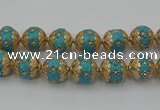 CIB550 22mm round fashion Indonesia jewelry beads wholesale