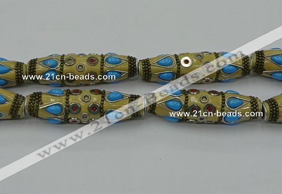 CIB563 16*60mm rice fashion Indonesia jewelry beads wholesale